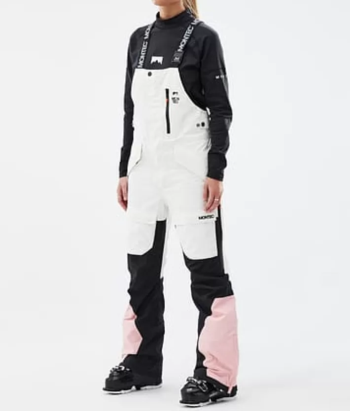 Skidbyxor<MONTEC Fawk W OldWhite/Black/SoftPink