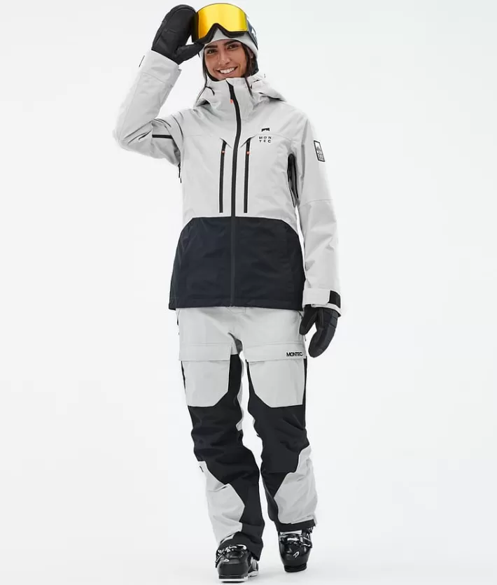 Skidbyxor<MONTEC Fawk W LightGrey/Black