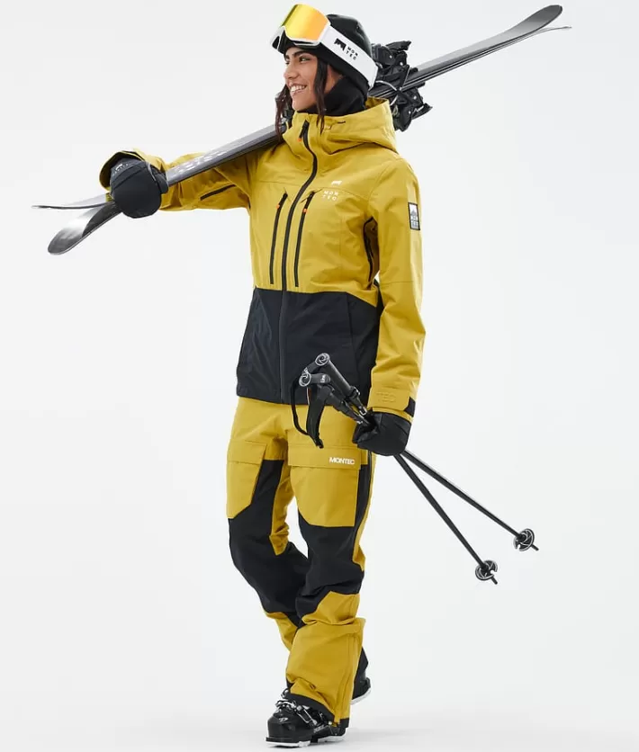 Skidbyxor<MONTEC Fawk W Yellow/Black