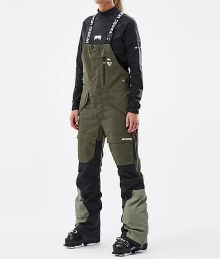 Skidbyxor<MONTEC Fawk W OliveGreen/Black/Greenish
