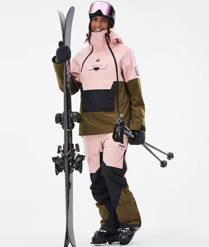 Skidbyxor<MONTEC Fawk W SoftPink/Black/Fatigue