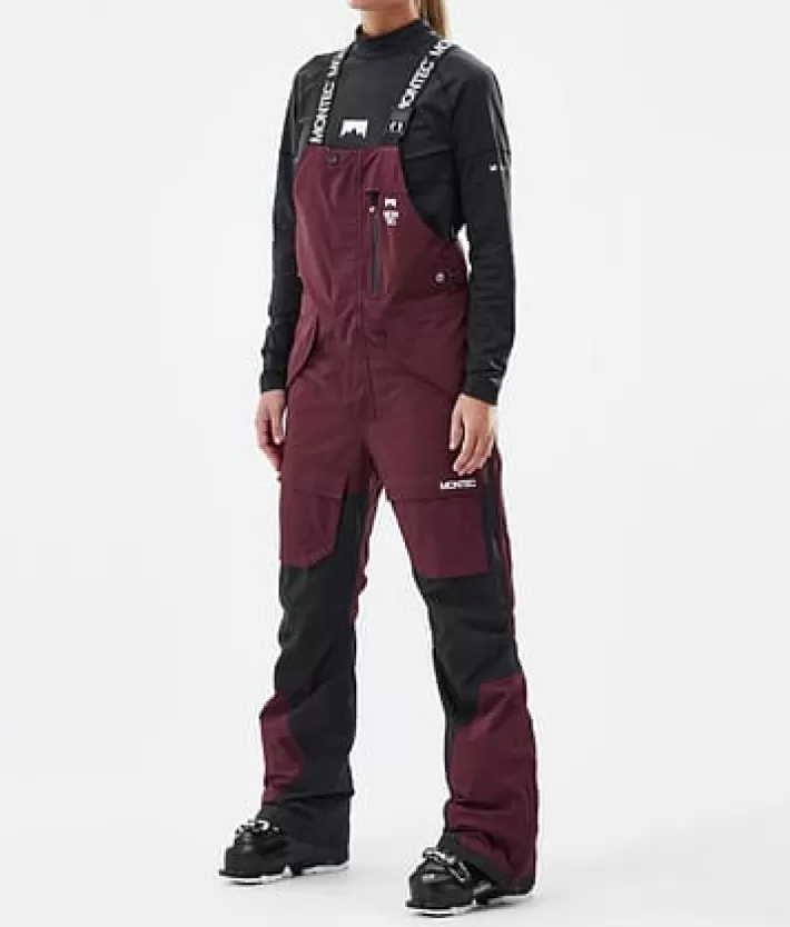 Skidbyxor<MONTEC Fawk W Burgundy/Black