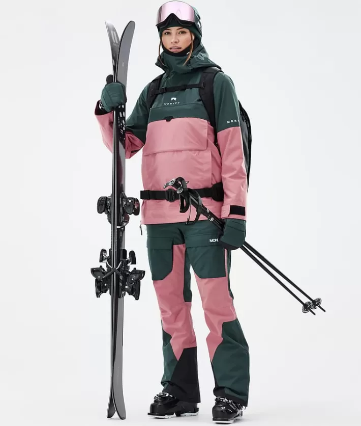 Skidbyxor<MONTEC Fawk W DarkAtlantic/Pink
