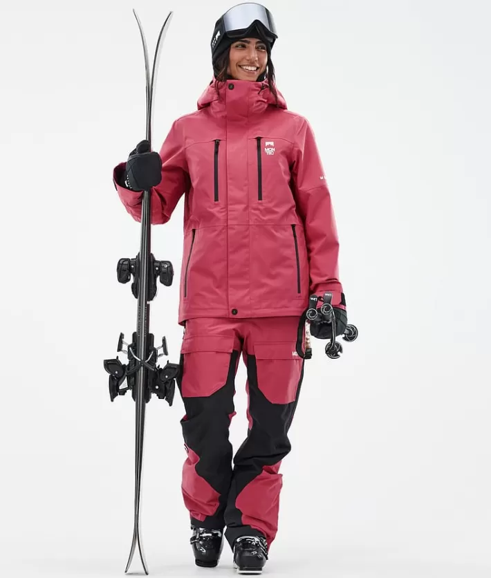 Skidbyxor<MONTEC Fawk W LightRed/Black