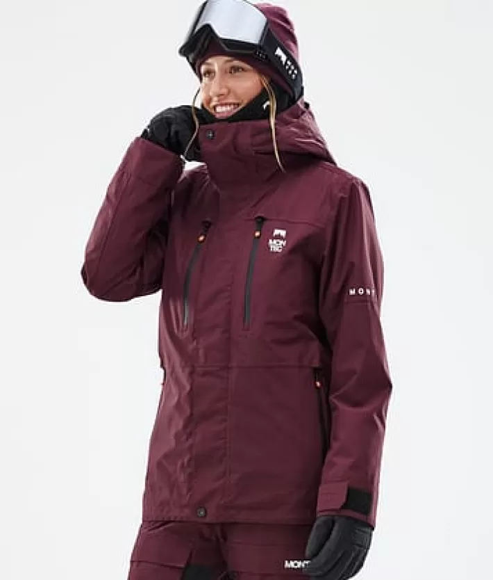 Skidjackor<MONTEC Fawk W Burgundy