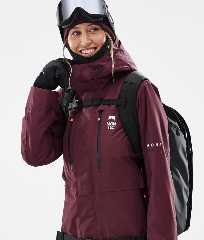 Skidjackor<MONTEC Fawk W Burgundy