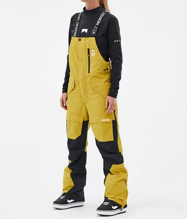 Snowboardbyxor<MONTEC Fawk W Yellow/Black