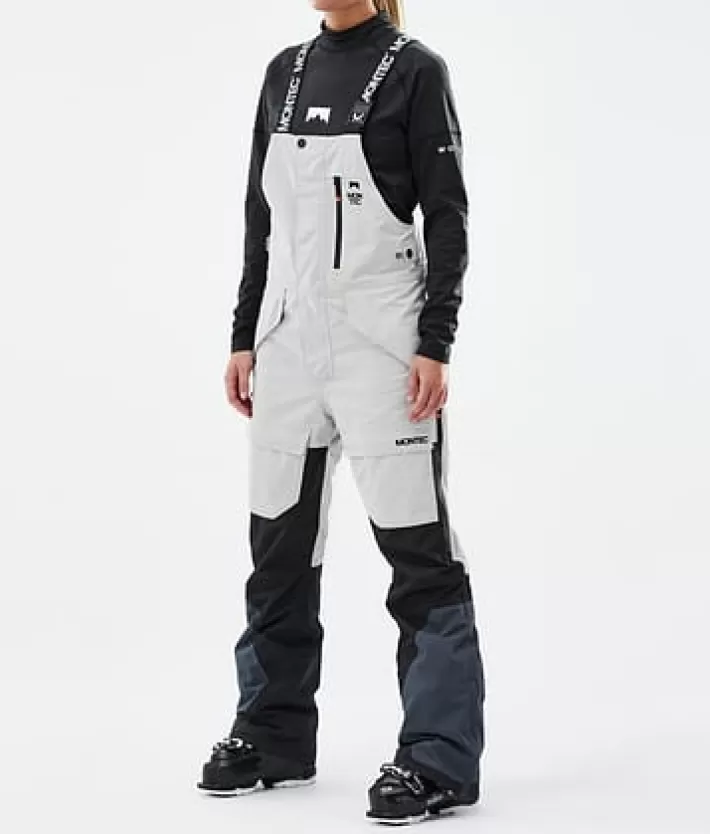 Skidbyxor<MONTEC Fawk W LightGrey/Black/MetalBlue