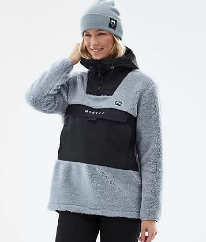 Fleece<MONTEC Lima W 2022 SoftBlue/Black