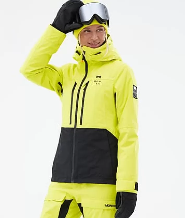 Snowboardjackor<MONTEC Moss W BrightYellow/Black