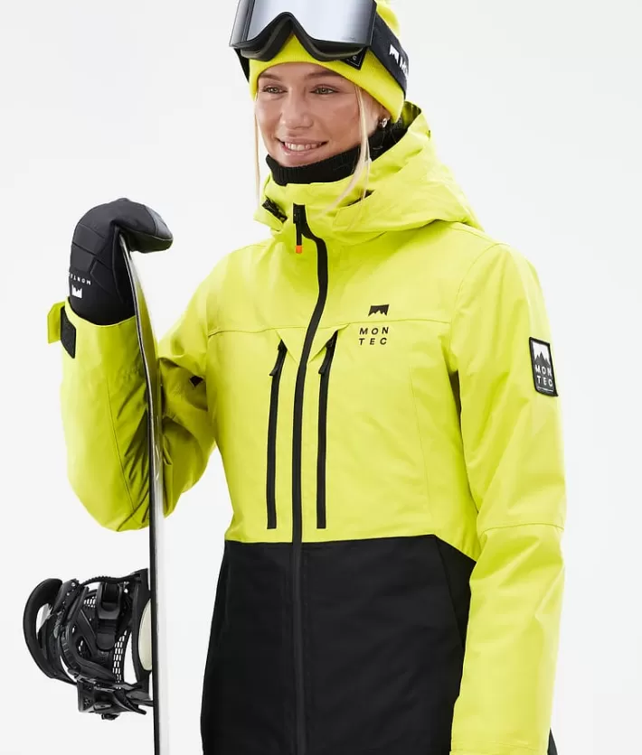 Snowboardjackor<MONTEC Moss W BrightYellow/Black