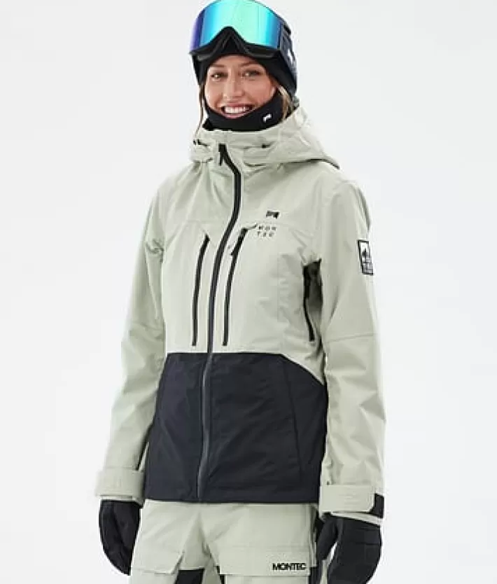Snowboardjackor<MONTEC Moss W SoftGreen/Black