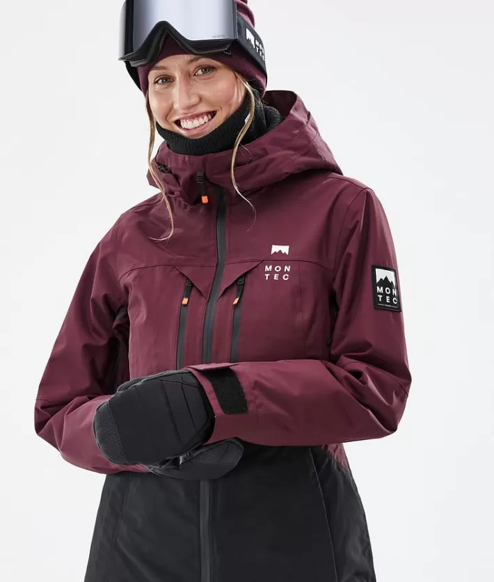 Snowboardjackor<MONTEC Moss W Burgundy/Black