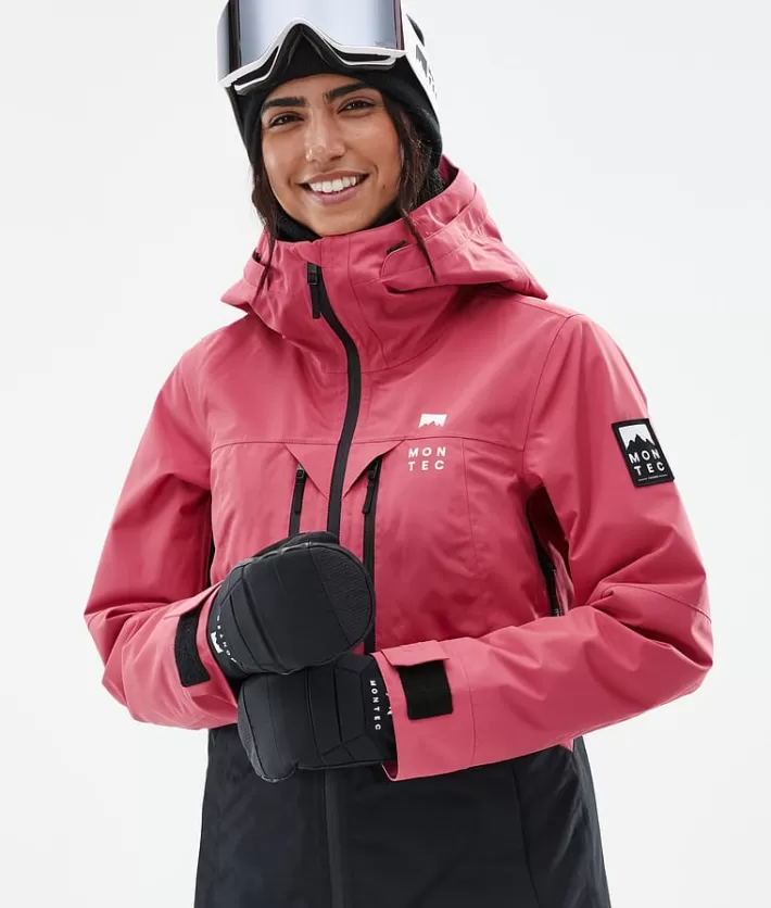 Snowboardjackor<MONTEC Moss W LightRed/Black