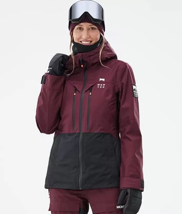 Skidjackor<MONTEC Moss W Burgundy/Black