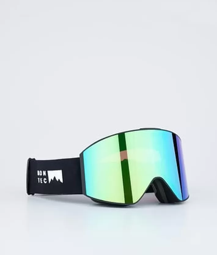 Skidglasögon | Skidglasögon<MONTEC Scope BlackW/BlackTourmalineGreenMirror