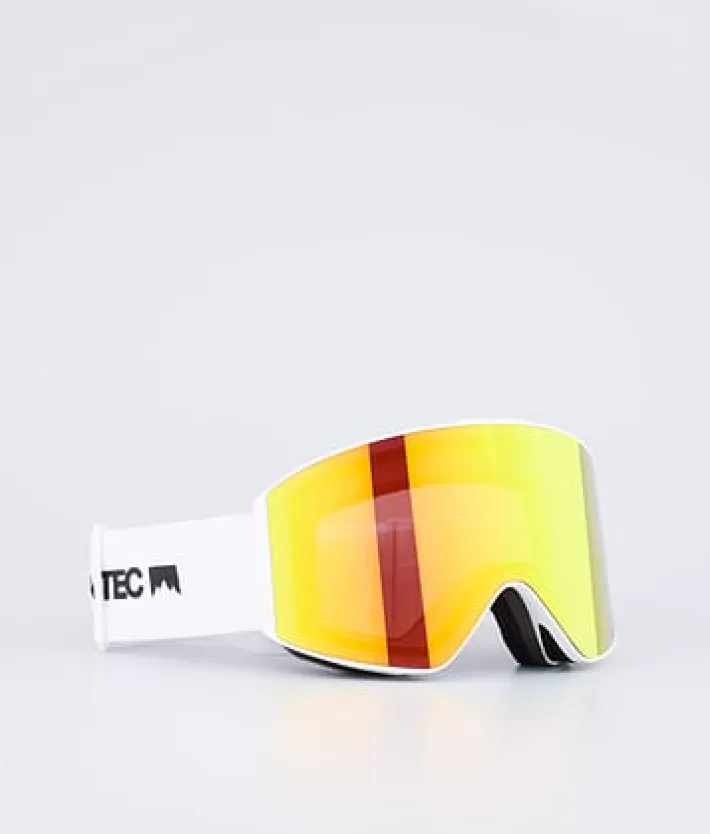 Skidglasögon | Skidglasögon<MONTEC Scope 2022 White/RubyRedMirror