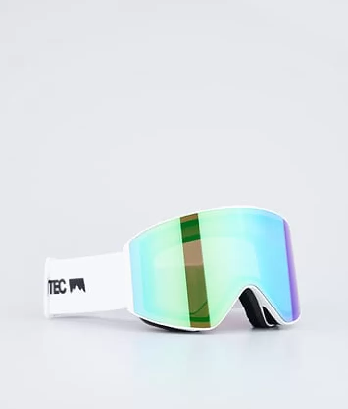 Skidglasögon | Skidglasögon<MONTEC Scope 2022 White/TourmalineGreenMirror
